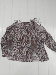 36 ZARA top print -HB