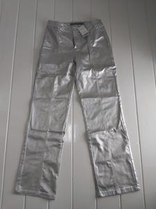 40 GEISHA zilveren pantalon nieuw