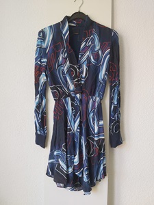 34/36 PINKO blue dress -RR