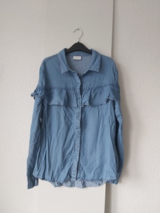 40 VILA ruffle denim -VOL
