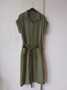 40 HEMA khaki jurk -VORT