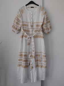 36 BE YOU linnen jurk -VO