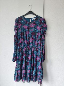 38 ANYTIME dress flowers -HN
