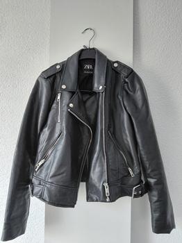 38 ZARA leren jack -KK