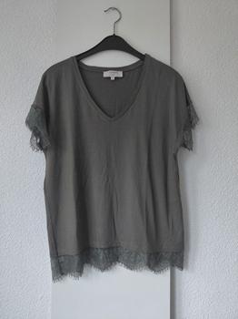 38 CREAM khaki kant -TEE