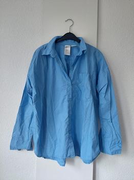 38 H&M blauwe blouse -RR