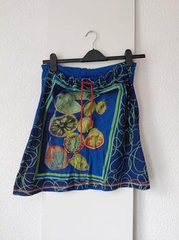 40/42 DESIGUAL blauw rokje -RR