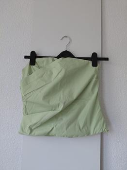 38 ZARA strapless groen -HB