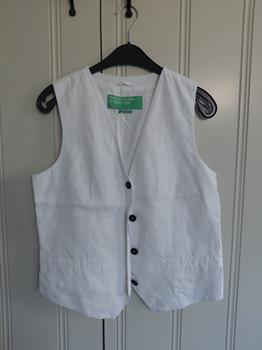38 BENETTON linnen gilet -MJ