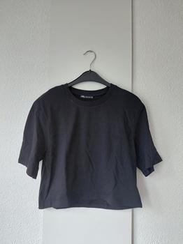 38 ZARA crop zwart -HB