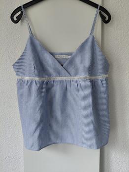40 COSTES blauwe top -NM