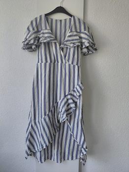 36 RIVER ISLAND blauw/wit -AN