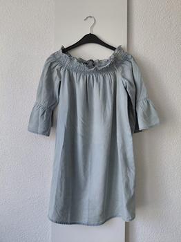 36 BERSHKA denim dress -KI