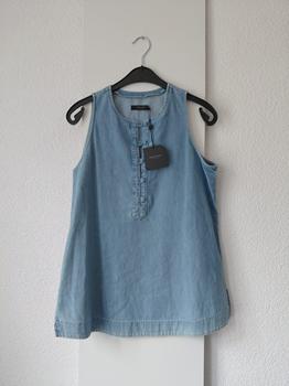 38 CLAUDIA STRATER denim top -NM