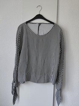 40 VANILIA gestreepte top -BU
